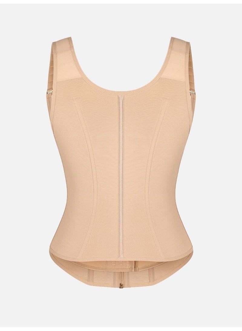 Fstyle Elastic Mesh Waist And Full Back Support Belt With Wide Straps – V-Series - Image 3